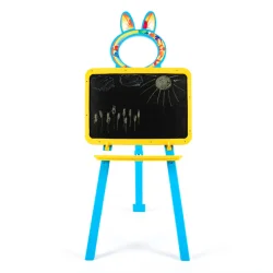 Дитяча дошка для малювання магнітна 013777/1 жовто-блакитна