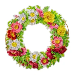 Алмазна мозаїка "Віночок троянд" HHE26391, 30х30 см