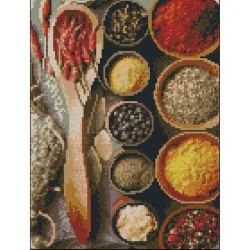 Алмазна мозаїка без підрамника "Прянощі" ZAV3040-11, 30х40 см