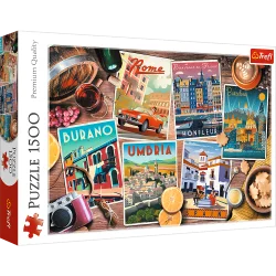 Пазли - (1500 елм.) - "Подорож Європою"