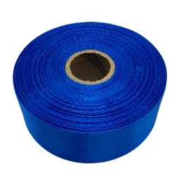 Атласна стрічка для рукоділля АБ-515, 5 см x 23 м, Електрик