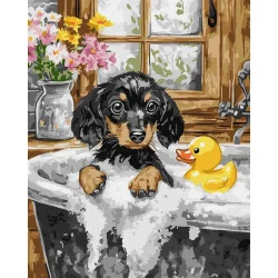 Картина за номерами "День купання" ©art_selena_ua KHO6815, 40x50 см