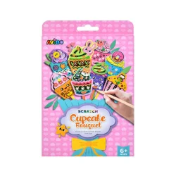 Дитячий набір для творчості "Скретч-арт букет" A1102-3(Pink)