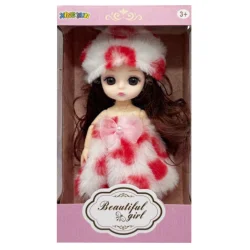 Дитяча іграшкова лялька 1361-10 шарнірна, розмір 15 см