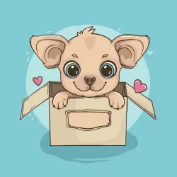 Картина за номерами "Пухнаста посилочка" ©arttem_illustration 15655-AC 30х30 см