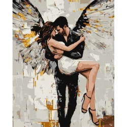 Картина за номерами "Її спасіння" KHO8657 з фарбами металік extra 40х50 см