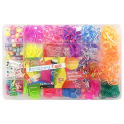 Набір гумок для плетіння 035-63 у пластиковому боксі, з бусами