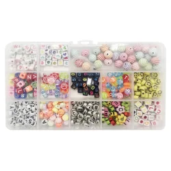 Набір бус для створення прикрас 035-145 волосінь в комплекті