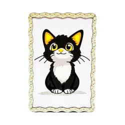 Дитячий набір для розпису по дереву "Котик-мрійник" Puz-22977 формат А5