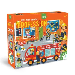 Пазл дитячий "Професії. Пожежник" 300702, 150 елементів