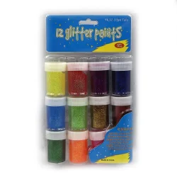 Дитячий набір декоративного клею "Glitter" DSCN9530, 12 кольорів