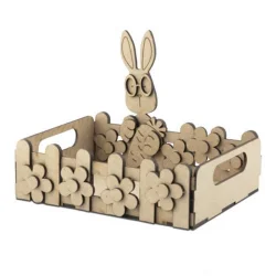 Заготовка для декорування "Кошик з зайчиком" FDPO-145