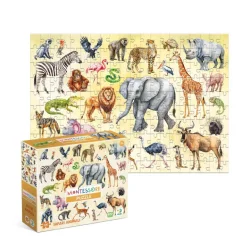 Дитячий пазл "Тварини Сафарі" 300637, 200 елементів