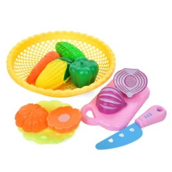 Дитячий ігровий набір "Продукти" S073(Yellow) на липучці, овочі