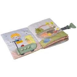 Розвивальна м'яка книжка колекції "Садочок у місті" – БІЗІБУК ЗАЙЧЕНЯТКА