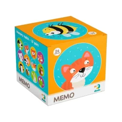 Дитяча настільна гра Мемо "Тварини" DoDo 300145, 12 зображень