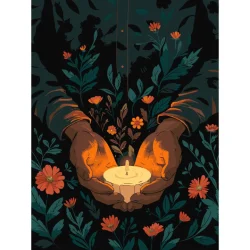 Картина за номерами "Надія в долонях" ©arttem_illustration 12519-AC 30х40 см