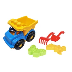 Дитяча машинка Самоскид "Тотошка" №2 0176(Blue) лопатка, грабельки, 2 пасочки