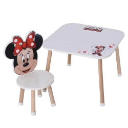 Дерев'яний дитячий столик M 502-8-1 зі стільчиком