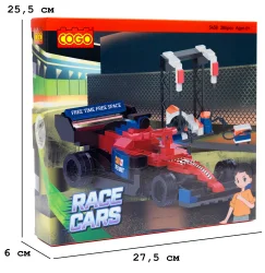 Конструктор "Автомобілі" (274 елм.) Мкален Ф-1 / COGO