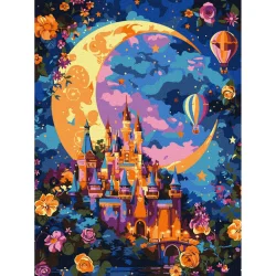 Картина за номерами "Місячна фантазія" KHO5137, 30х40 см