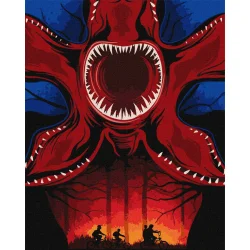 Картина за номерами "Полювання на монстра" KHO5227, 40х50 см