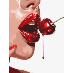 Картина за номерами "Солодка вишня" KHO8460, 30х40 см