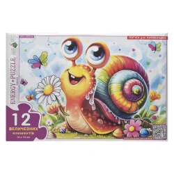 Дитячий пазл "Равлик" 88427, 12 максі елементів