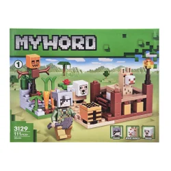 Конструктор дитячий Майнкрафт Grass 3129-1 пластик, 111 деталей