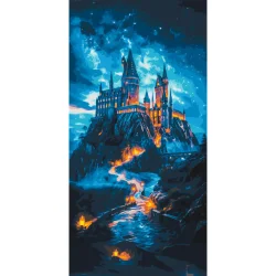 Картина за номерами "Хогвартс" LW5106, 40х80 см