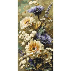 Картина за номерами "Польовий букет" LW5195, 40х80 см