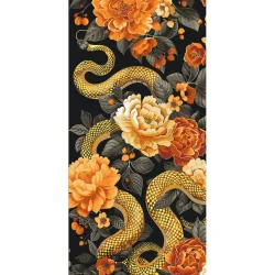 Картина за номерами "Золота змія" 11595-AC з металізованими фарбами 40х80 см