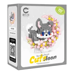 Дитячий конструктор Сіре цуценя 8982 серії "Cute Moon", 452 деталі