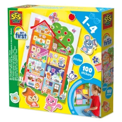 Набір для творчості з наліпками серії "My first" – ЗАТИШНИЙ БУДИНОК