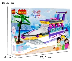 Конструктор "Дівчатка" (318 елм.) Круїзний лайнер / COGO