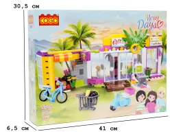 Конструктор "Дівчатка" (376 елм.) Мінімаркет / COGO