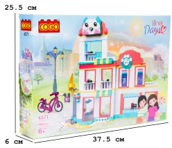 Конструктор "Дівчатка" (366 елм.) Догляд за домашніми тваринами / COGO