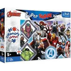 Пазли "Супер форми" - (104 елм. XL) - "Месники"