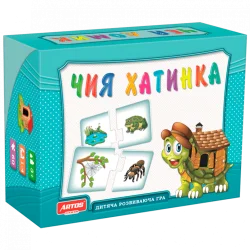 Дитяча настільна гра "Чий будиночок" 0468, 30 картонних карток