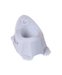 Горшок "Каченя" з протиковзною гумою (Світло-фіолетовий)