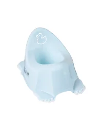 Горшок "Каченя" з протиковзною гумою (Блакитний)