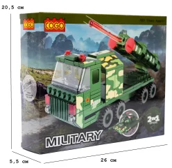 Конструктор "Армія" (174 елм.) Нептун + Танк (2в1) / COGO