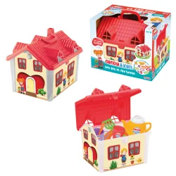 Чайний набір з будиночком 19 предметів "Candy&Ken" (270*220*210 мм) "dede"