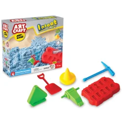 Кінетичний пісок "Будівництво" Art Craft (500 г) (223*220*60 мм) "dede"