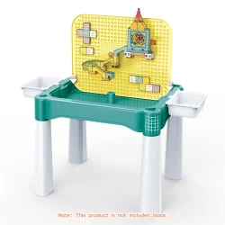 Столик універсальний 5 в 1 (навчальний та для складання конструктора) з двома ящиками 
