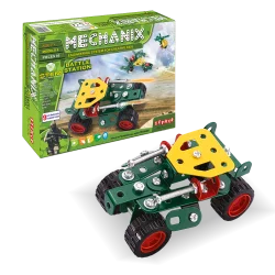 Металевий конструктор, розвиваючий "MECHANIX" Військові (95 елм./9 моделей)