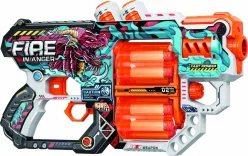 Іграшковий пістолет мех. з подвійним барабаном та м'як. набоями (12 шт.)(Вогонь Гніву)(31.5 х18.5см)