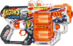 Іграшковий пістолет мех. з подвійним барабаном та м'як. набоями(12 шт.)(Легенда Зброї)(31.5 х18.5см)