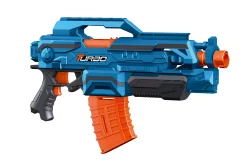 Іграшковий пістолет автомат. з магазином на батар. з м'як. набоями (24 шт.) (45х25см)