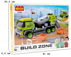 Конструктор "Будівництво" (369 елм.) 2в1 Бетонозмішувач
